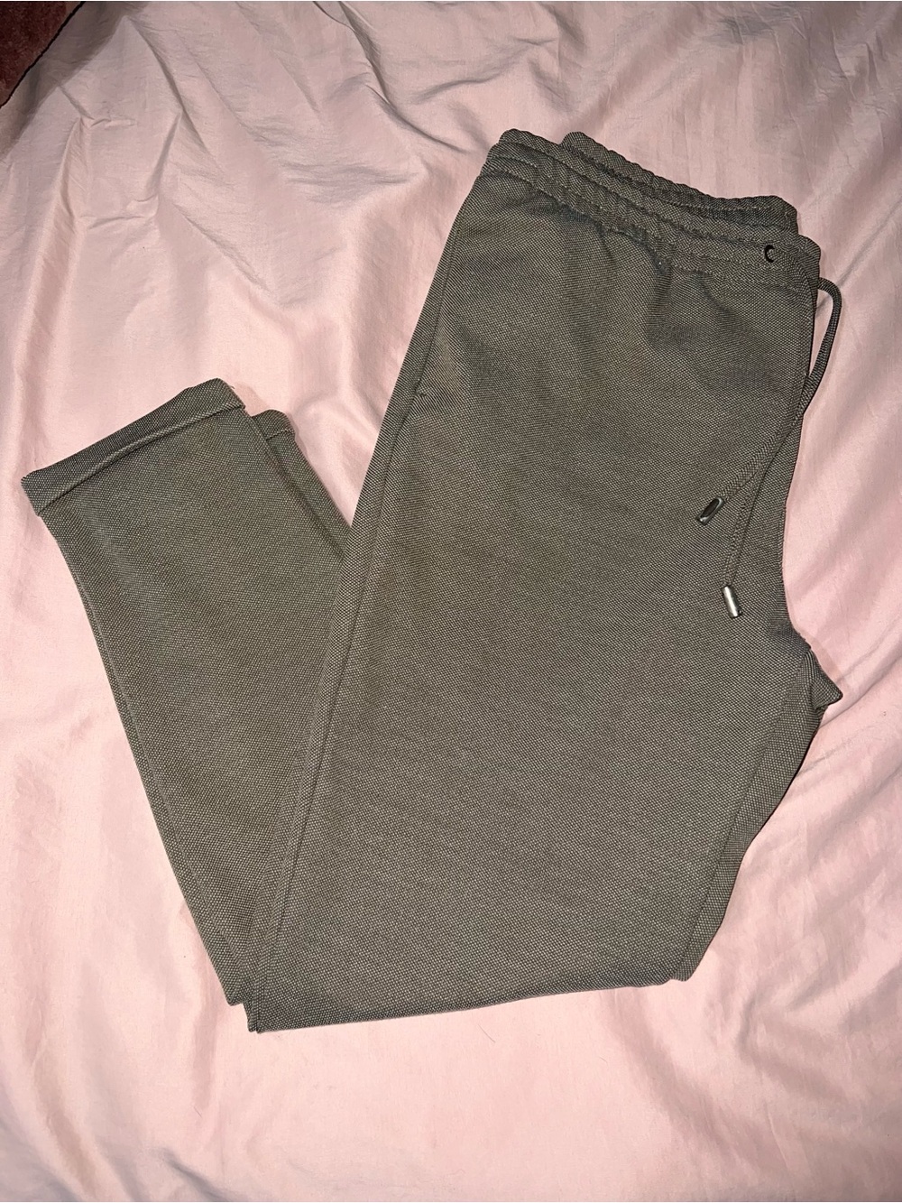 Zara Olive Drawstring Joggers